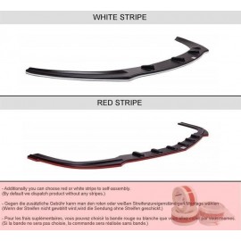 MAXTON CENTRAL ARRIÈRE SPLITTER BMW 5 F11 M-PACK - sans barres verticales (avec deux extrémités d'échappement doubles)