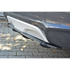 MAXTON CENTRAL ARRIÈRE SPLITTER BMW X4 M-PACK (avec une barre verticale)