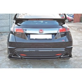 MAXTON CENTRAL ARRIÈRE SPLITTER HONDA CIVIC VIII TYPE S/R (sans barres verticales)