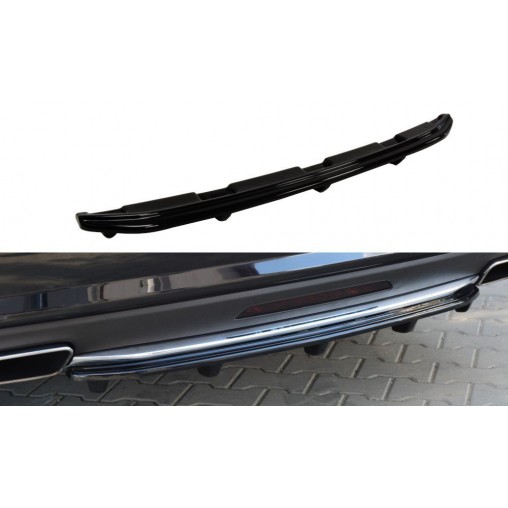 MAXTON CENTRAL ARRIÈRE SPLITTER MERCEDES CLS C218 (avec une barre verticale) AMG LINE MAXTON CENTRAL ARRIÈRE SPLITTER MERCEDES CLS C218 (avec une barre verticale) AMG LINE