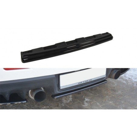 MAXTON CENTRAL ARRIÈRE SPLITTER Mitsubishi Lancer Evo X (sans barres verticales)