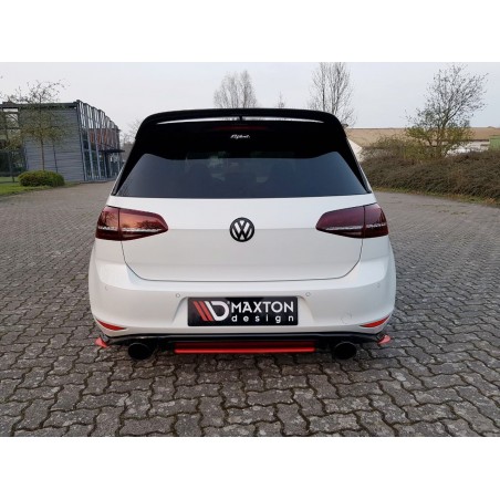 MAXTON CENTRAL ARRIÈRE SPLITTER VW GOLF Mk7 GTI CLUBSPORT