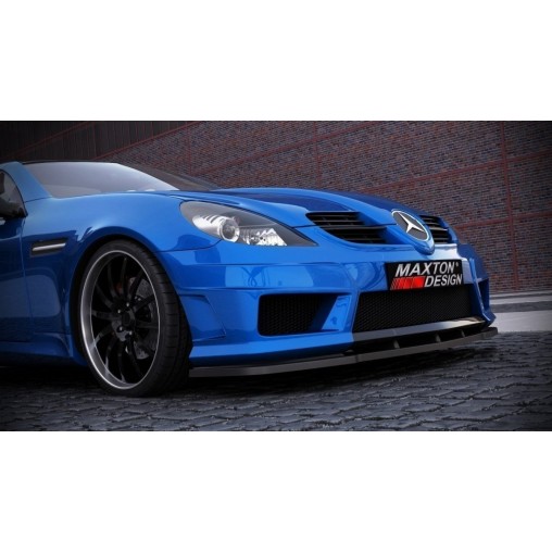 MAXTON LAME DE PARE-CHOCS AVANT MERCEDES SLK R171 (POUR ME-SLK-R171-AMG172-F1) MAXTON LAME DE PARE-CHOCS AVANT MERCEDES SLK R171 (POUR ME-SLK-R171-AMG172-F1)