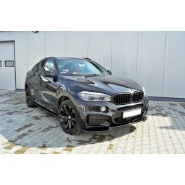 MAXTON LAME DE PARE-CHOCS AVANT v.1 BMW X6 F16 MPACK