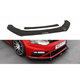 MAXTON SPORT LAME DU PARE-CHOCS AVANT VW POLO MK5 GTI APRES FACELIFT