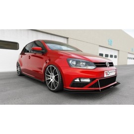 MAXTON SPORT LAME DU PARE-CHOCS AVANT VW POLO MK5 GTI APRES FACELIFT