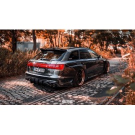 MAXTON Wide Body Audi S6 C7 Avant + Set Of Splitters