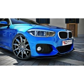 MAXTON LAME DU PARE-CHOCS AVANT / SPLITTER V.1 BMW 1 F20/F21 M-Power FACELIFT