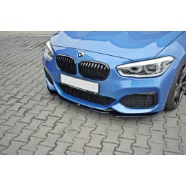 MAXTON LAME DU PARE-CHOCS AVANT / SPLITTER V.1 BMW 1 F20/F21 M-Power FACELIFT