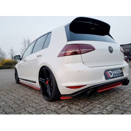 MAXTON LAME DU PARE-CHOCS ARRIERE VW GOLF Mk7 GTI CLUBSPORT