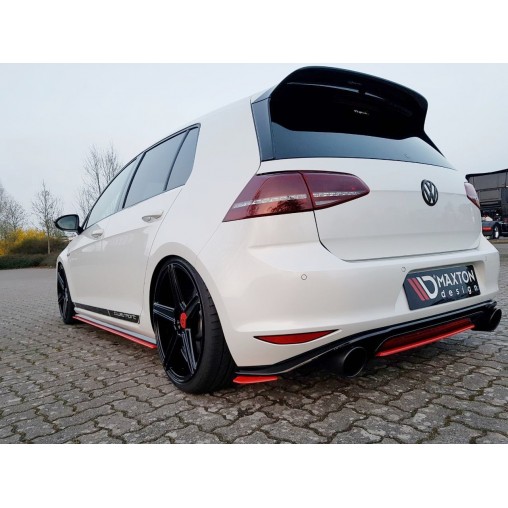 MAXTON LAME DU PARE-CHOCS ARRIERE VW GOLF Mk7 GTI CLUBSPORT