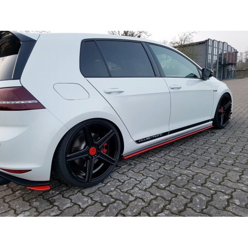 MAXTON SET DES DIFFUSEUR DES BAS DE CAISSE VW GOLF Mk7 GTI CLUBSPORT