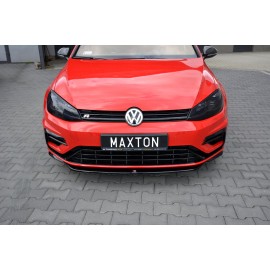 MAXTON LAME DU PARE-CHOCS AVANT / SPLITTER V.5 VW GOLF 7 R FACELIFT