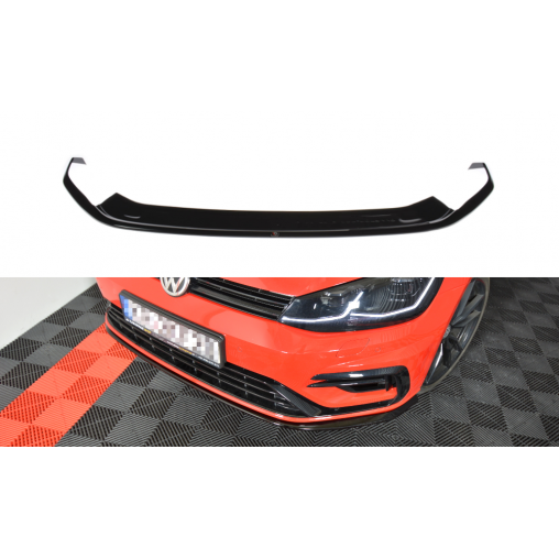 MAXTON LAME DU PARE-CHOCS AVANT / SPLITTER V.7 VW GOLF 7 R FACELIFT