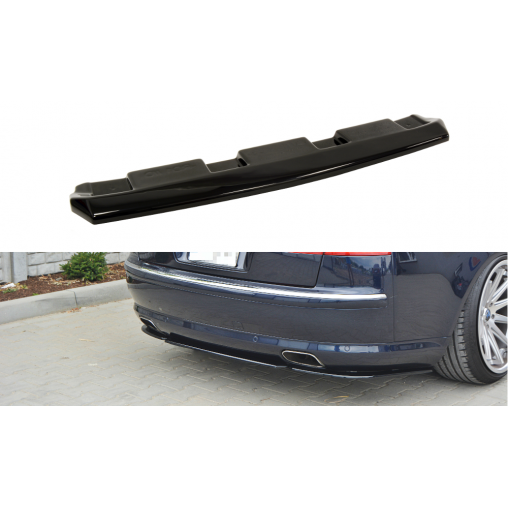 MAXTON CENTRAL ARRIÈRE SPLITTER AUDI S8 D3 (sans barres verticales)