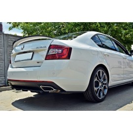 MAXTON Central Rear Splitter Skoda Octavia III RS Preface/Facelift