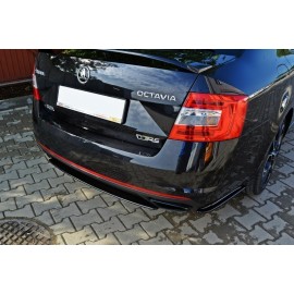 MAXTON Central Rear Splitter Skoda Octavia III RS Preface/Facelift