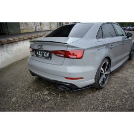 MAXTON Lame Du Pare-Chocs Arriere Audi RS3 8V FL Sedan MAXTON Lame Du Pare-Chocs Arriere Audi RS3 8V FL Sedan
