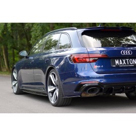 MAXTON Lame Du Pare-Chocs Arriere Audi RS4 B9 Avant