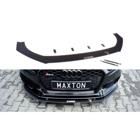 MAXTON Sport Lame Du Pare-Chocs Avant V.1 Audi RS3 8V FL Sportback