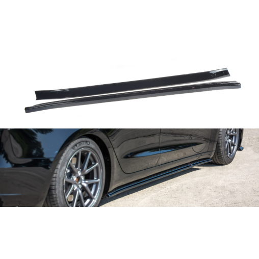 MAXTON Set des diffuseur des bas de caisse Tesla Model 3 MAXTON Set des diffuseur des bas de caisse Tesla Model 3