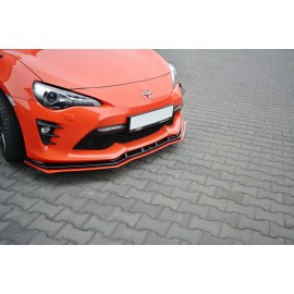 MAXTON LAME DU PARE-CHOCS AVANT / SPLITTER V.4 TOYOTA GT86 FACELIFT