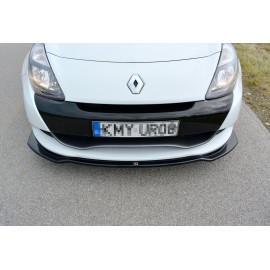 MAXTON LAME DU PARE-CHOCS AVANT / SPLITTER V.1 RENAULT CLIO MK3 RS FACELIFT