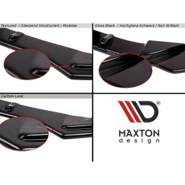 MAXTON LAME DU PARE-CHOCS AVANT / SPLITTER V.1 RENAULT CLIO MK3 RS FACELIFT