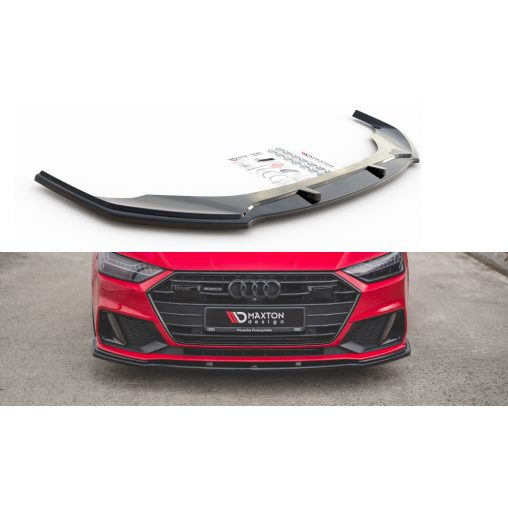 MAXTON Lame Du Pare-Chocs Avant V.2 Audi A7 C8 S-Line MAXTON Lame Du Pare-Chocs Avant V.2 Audi A7 C8 S-Line