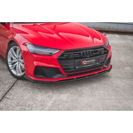 MAXTON Lame Du Pare-Chocs Avant V.2 Audi A7 C8 S-Line MAXTON Lame Du Pare-Chocs Avant V.2 Audi A7 C8 S-Line