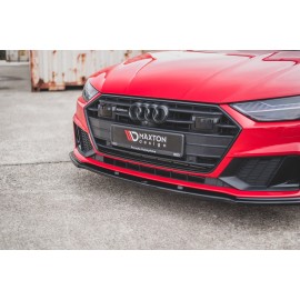 MAXTON Lame Du Pare-Chocs Avant V.2 Audi A7 C8 S-Line MAXTON Lame Du Pare-Chocs Avant V.2 Audi A7 C8 S-Line