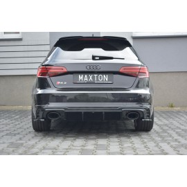 MAXTON Rajout Du Pare-Chocs Arriere Audi RS3 8V FL Sportback