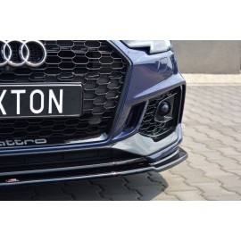 MAXTON Lame Du Pare-Chocs Avant / Splitter V.2 Audi RS4 B9 MAXTON Lame Du Pare-Chocs Avant / Splitter V.2 Audi RS4 B9