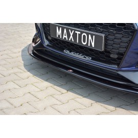 MAXTON Lame Du Pare-Chocs Avant / Splitter V.2 Audi RS4 B9 MAXTON Lame Du Pare-Chocs Avant / Splitter V.2 Audi RS4 B9