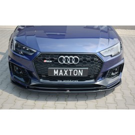 MAXTON Lame Du Pare-Chocs Avant / Splitter V.2 Audi RS4 B9