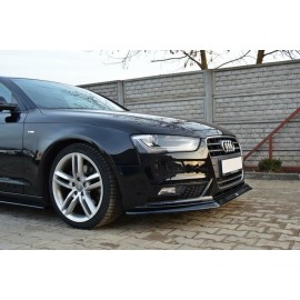 MAXTON Lame Du Pare-Chocs Avant V.2 Audi A4 B8 FL MAXTON Lame Du Pare-Chocs Avant V.2 Audi A4 B8 FL