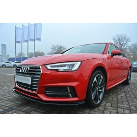 MAXTON Lame Du Pare-Chocs Avant V.2 Audi A4 B9 S-Line MAXTON Lame Du Pare-Chocs Avant V.2 Audi A4 B9 S-Line
