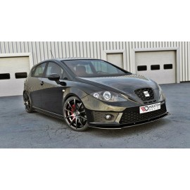 MAXTON LAME DU PARE-CHOCS AVANT V.1 SEAT LEON MK2 CUPRA FR (APRES FACELIFT)