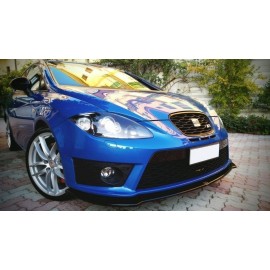 MAXTON LAME DU PARE-CHOCS AVANT V.1 SEAT LEON MK2 CUPRA FR (APRES FACELIFT)