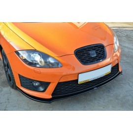 MAXTON LAME DU PARE-CHOCS AVANT V.2 SEAT LEON MK2 CUPRA / FR (APRES FACELIFT)