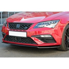 MAXTON LAME DU PARE-CHOCS AVANT v.2 Seat Leon Mk3 Cupra/ FR Facelift