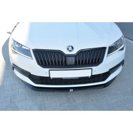 MAXTON Lame Du Pare-Chocs Avant V.1 Skoda Superb Mk3 MAXTON Lame Du Pare-Chocs Avant V.1 Skoda Superb Mk3