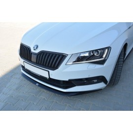 MAXTON Lame Du Pare-Chocs Avant V.1 Skoda Superb Mk3 MAXTON Lame Du Pare-Chocs Avant V.1 Skoda Superb Mk3