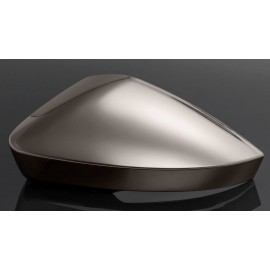 MAXTON Mirror Shell Covers Skoda Superb Mk3 / Mk3 FL [Dark Chrome]