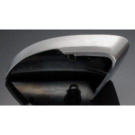 MAXTON Mirror Shell Covers Skoda Superb Mk3 / Mk3 FL [Matt Chrome Brushed]