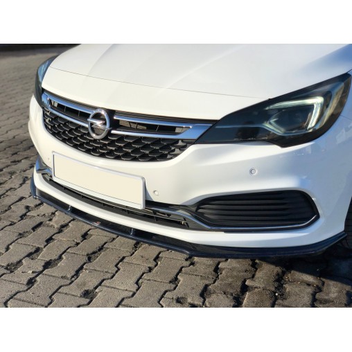 MAXTON LAME DU PARE-CHOCS AVANT / SPLITTER V.1 OPEL ASTRA K OPC-LINE