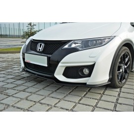 MAXTON LAME DU PARE-CHOCS AVANT Honda Civic Mk9 Facelift