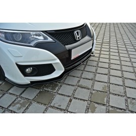 MAXTON LAME DU PARE-CHOCS AVANT Honda Civic Mk9 Facelift