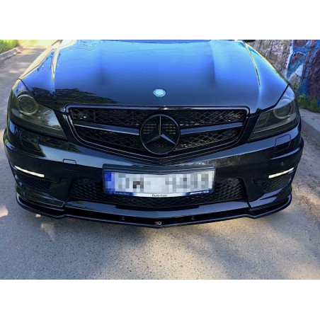 MAXTON LAME DU PARE-CHOCS AVANT / SPLITTER MERCEDES-BENZ AMG C63 W204 FACELIFT