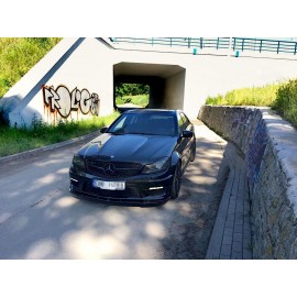 MAXTON LAME DU PARE-CHOCS AVANT / SPLITTER MERCEDES-BENZ AMG C63 W204 FACELIFT